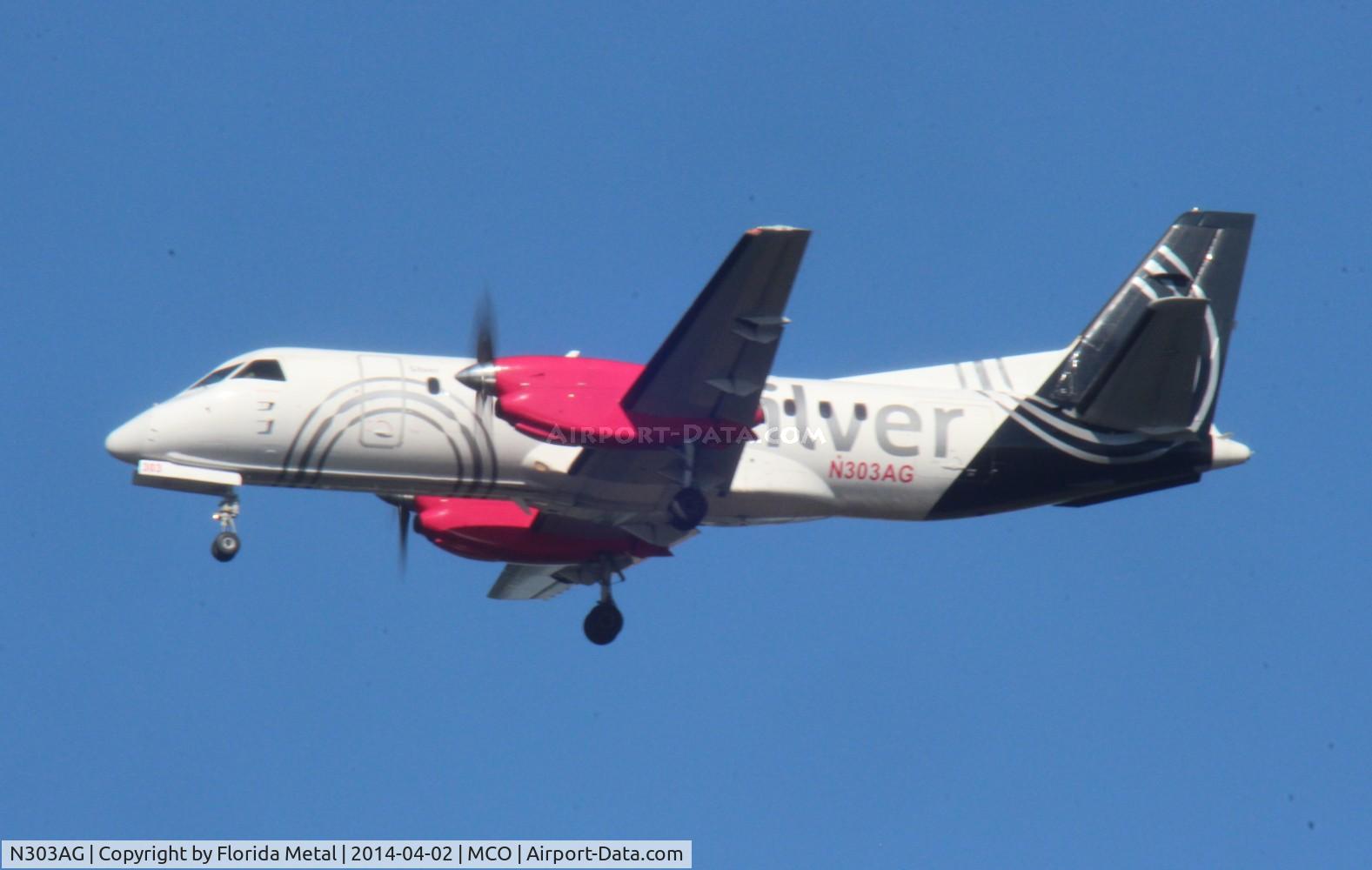 N303AG, 1997 Saab 340B C/N 340B-414, Silver Airways Saab 340