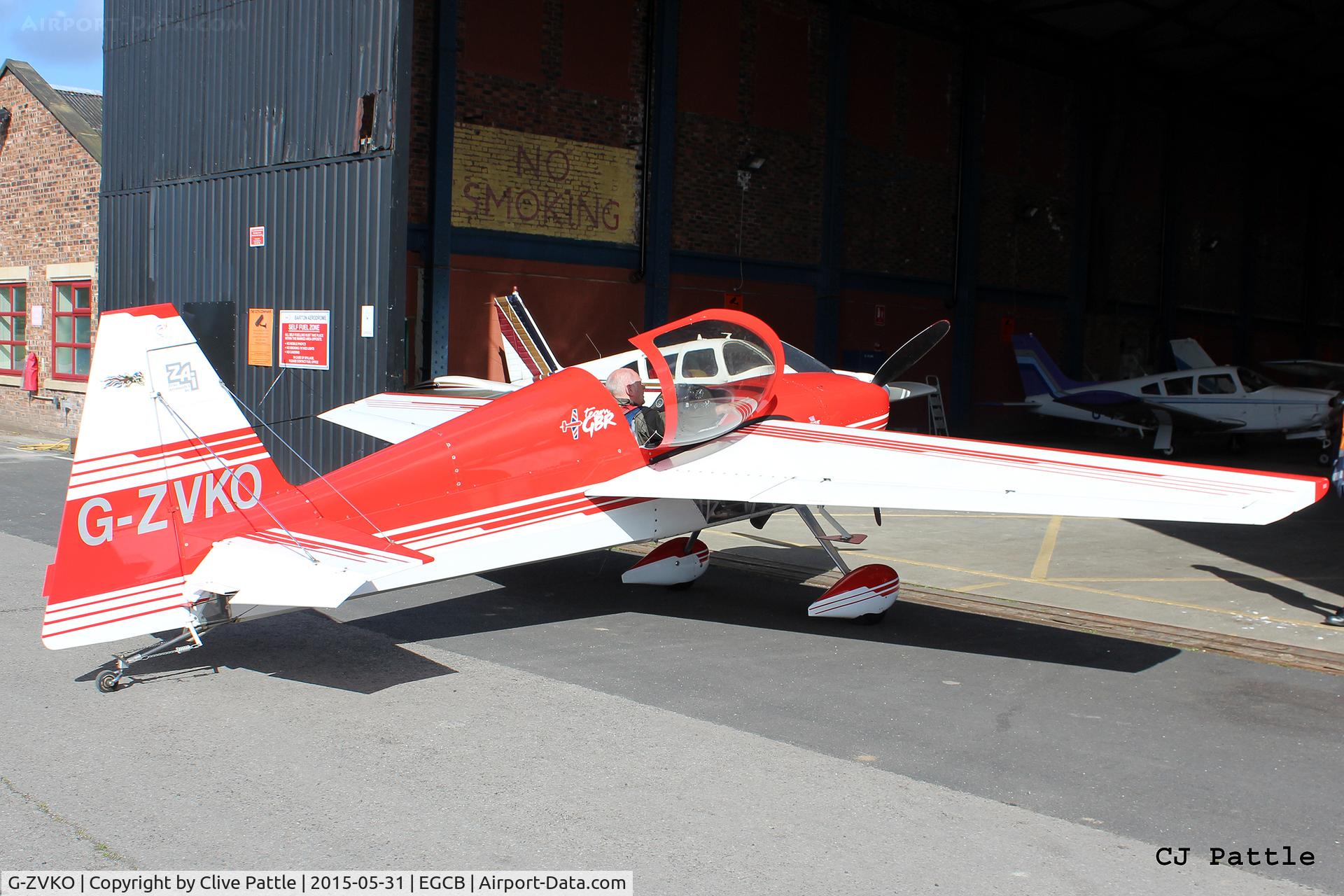 G-ZVKO, 2000 Zivko Edge 360 C/N 1, At Barton, the Manchester City Airport, EGCB