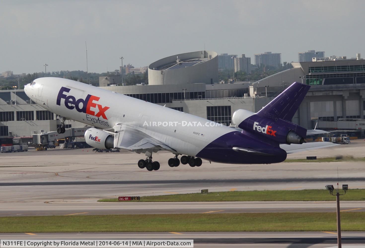 N311FE, 1975 McDonnell Douglas DC-10-30F C/N 46871, Fed Ex MD-10-30
