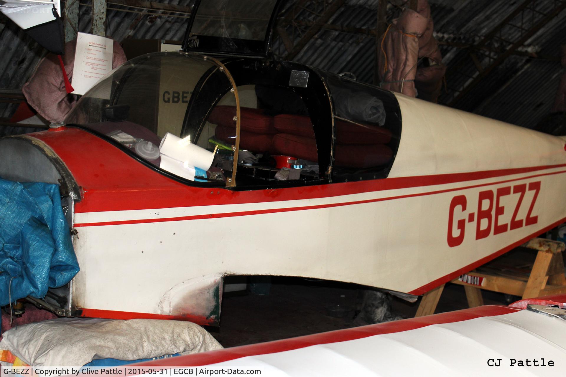 G-BEZZ, 1956 Jodel D-112 Club C/N 397, Hangared at Barton, EGCB