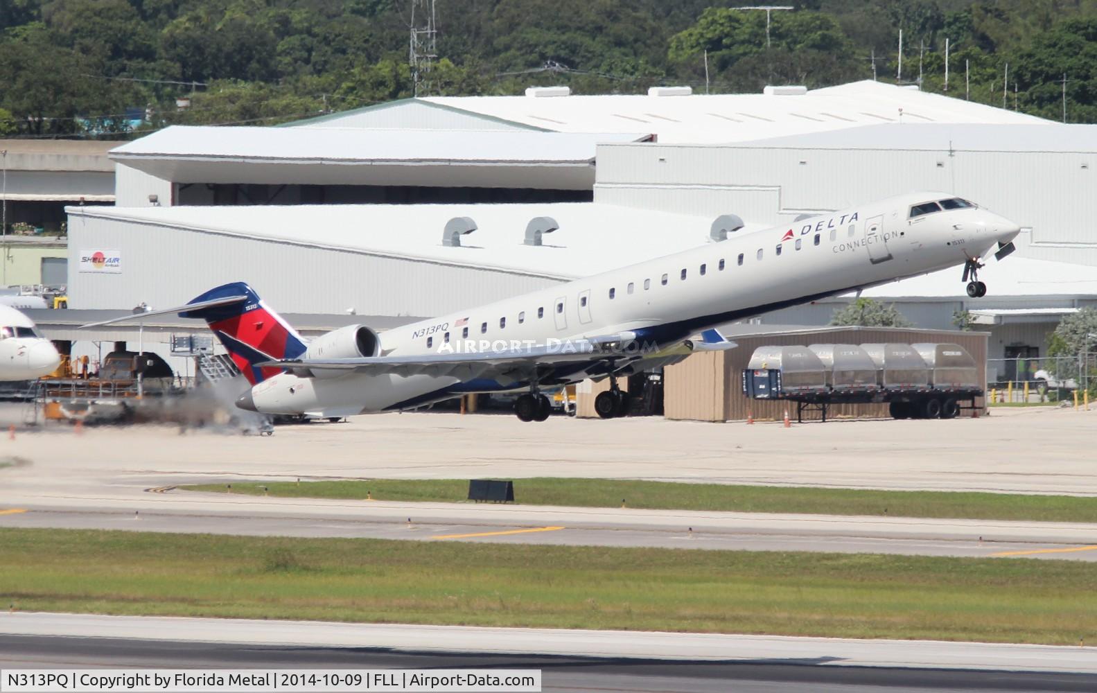 N313PQ, 2014 Bombardier CRJ-900 (CL-600-2D24) C/N 15313, Endeavor CRJ-900