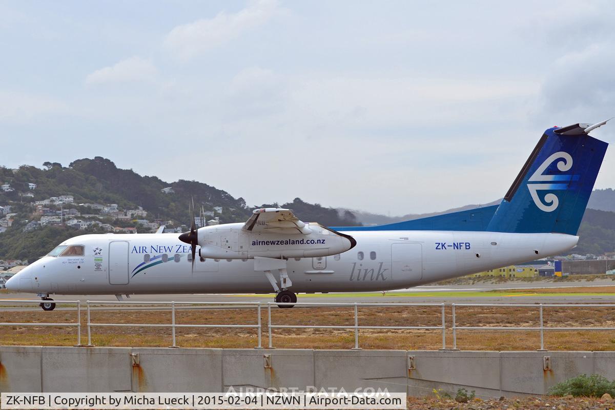 ZK-NFB, 2009 De Havilland Canada DHC-8-311 Dash 8 C/N 670, At Wellington