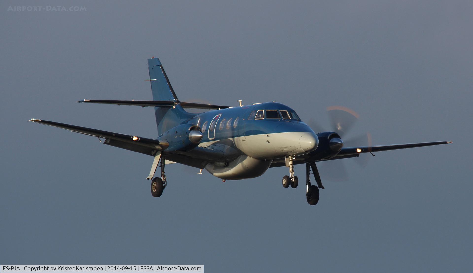 ES-PJA, 1987 British Aerospace BAe-3100 Jetstream 31 C/N 749, Arriving