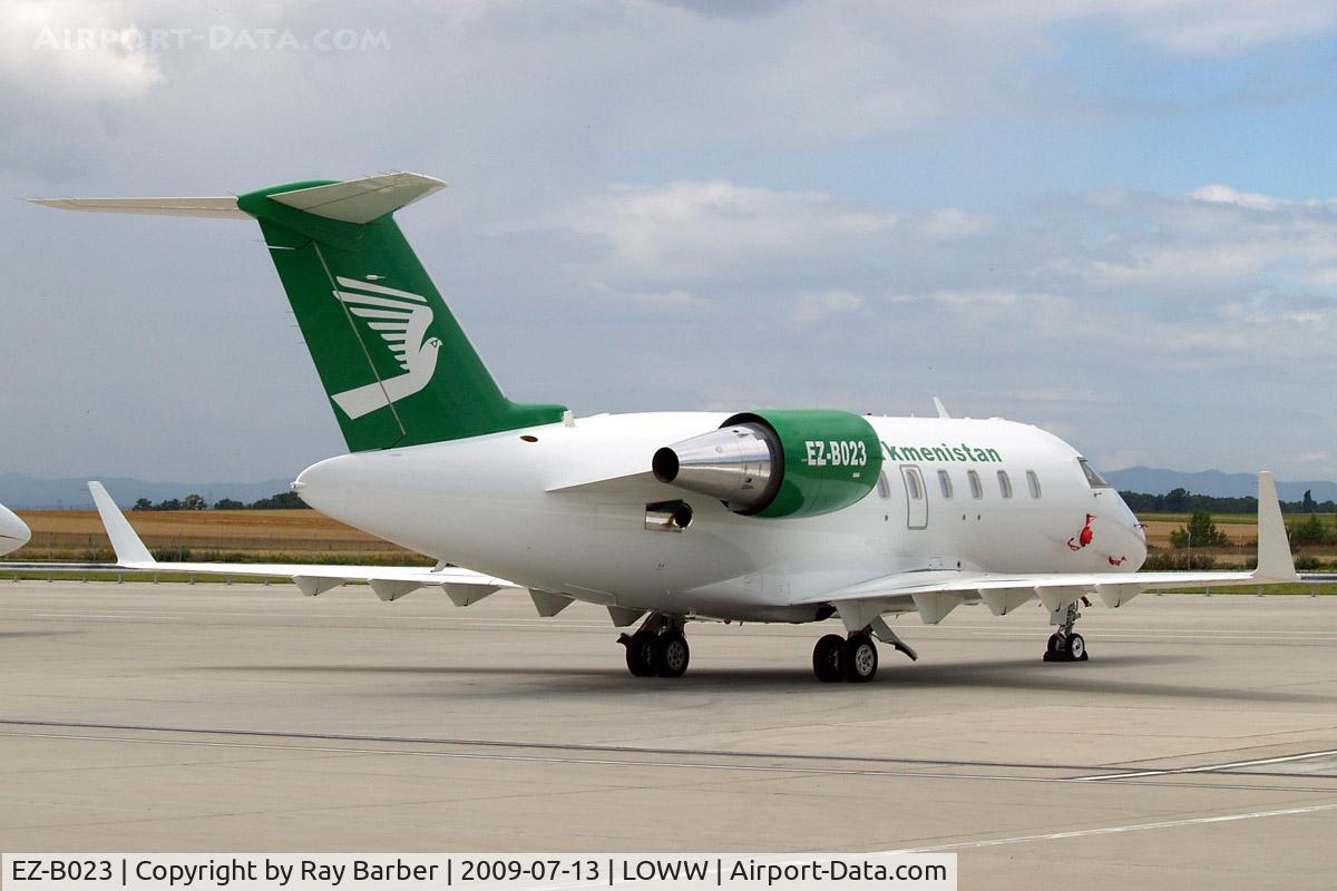 EZ-B023, 2008 Bombardier Challenger 605 (CL-600-2B16) C/N 5750, Bombardier 605 Challenger [5750] (Government of Turkmenistan) Vienna-Schwechat~OE 13/07/2009