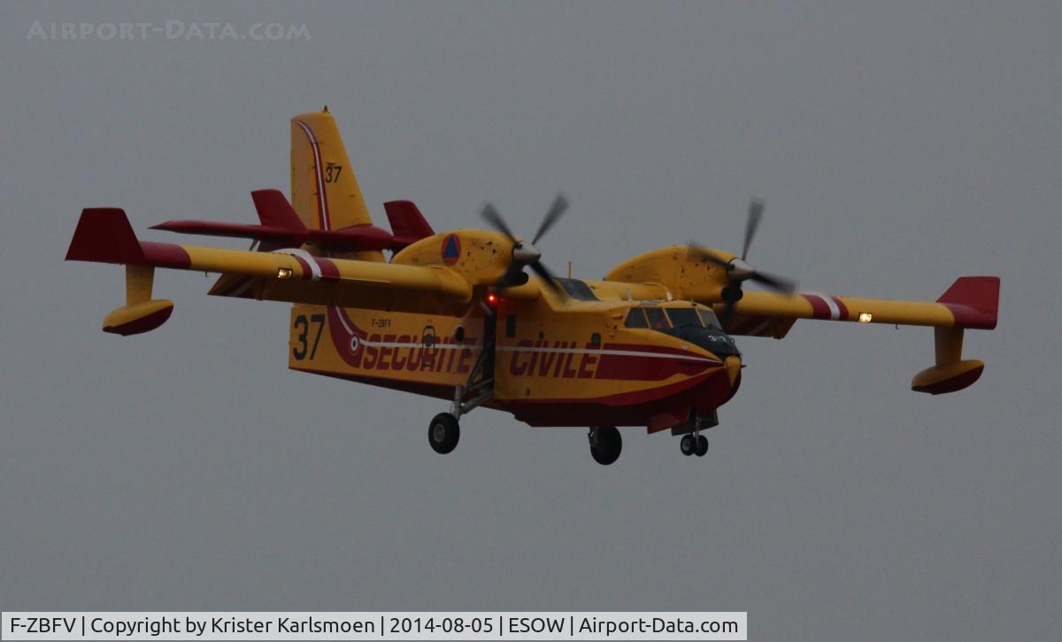 F-ZBFV, Canadair CL-215-6B11 CL-415 C/N 2013, Firefighting in Sweden.