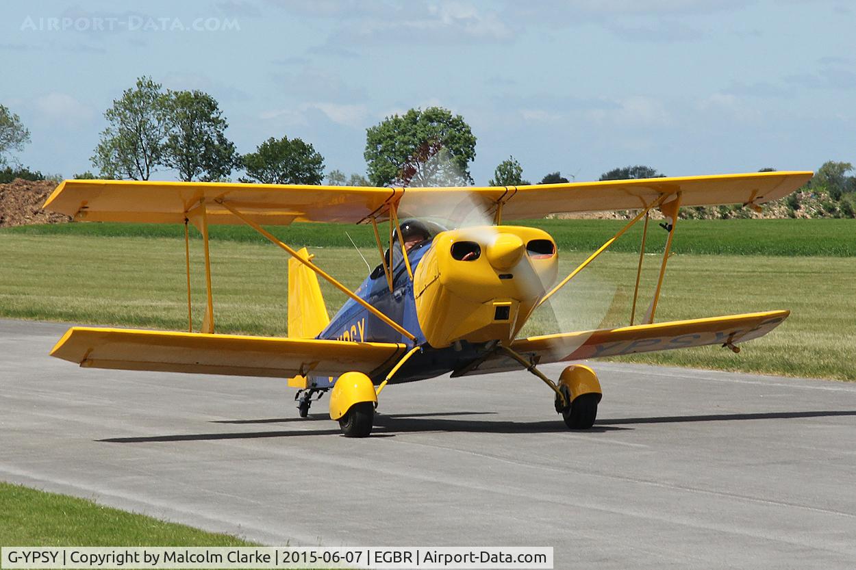 G-YPSY, 1988 Andreasson BA-4B C/N PFA 038-10352, Andreasson BA-4B at The Real Aeroplane Company's Radial Engine Aircraft Fly-In, Breighton Airfield, June 7th 2015.