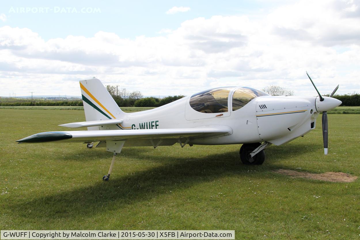 G-WUFF, 2003 Europa Monowheel C/N PFA 247-12942, Europa G-WUFF at Fishburn Airfield UK, May 30th 2015.