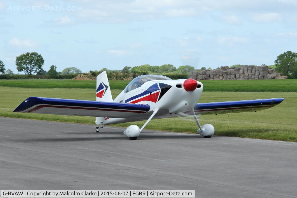 G-RVAW, 2000 Vans RV-6 C/N PFA 181-13234, Vans RV-6 at The Real Aeroplane Club's Radial Engine Aircraft Fly-In, Breighton Airfield, June 7th 2015.