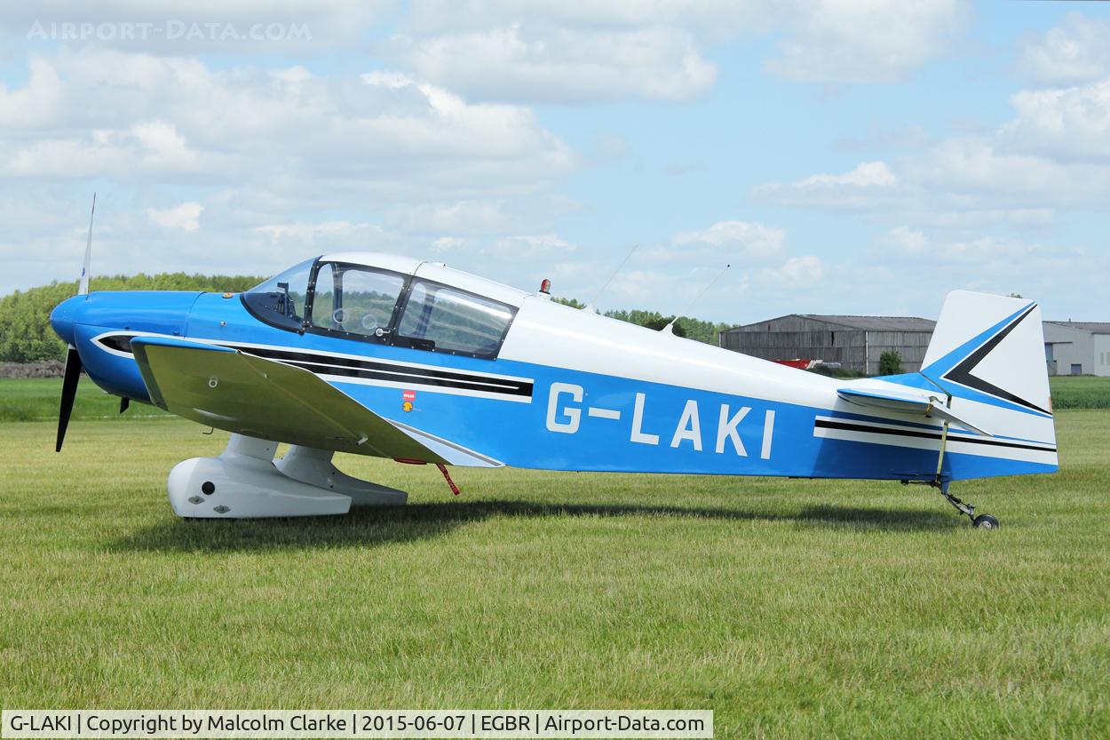 G-LAKI, 1963 Jodel DR-1050 Ambassadeur C/N 534, Jodel DR-1050 Ambassadeur at The Real Aeroplane Club's Radial Engine Aircraft Fly-In, Breighton Airfield, June 7th 2015.