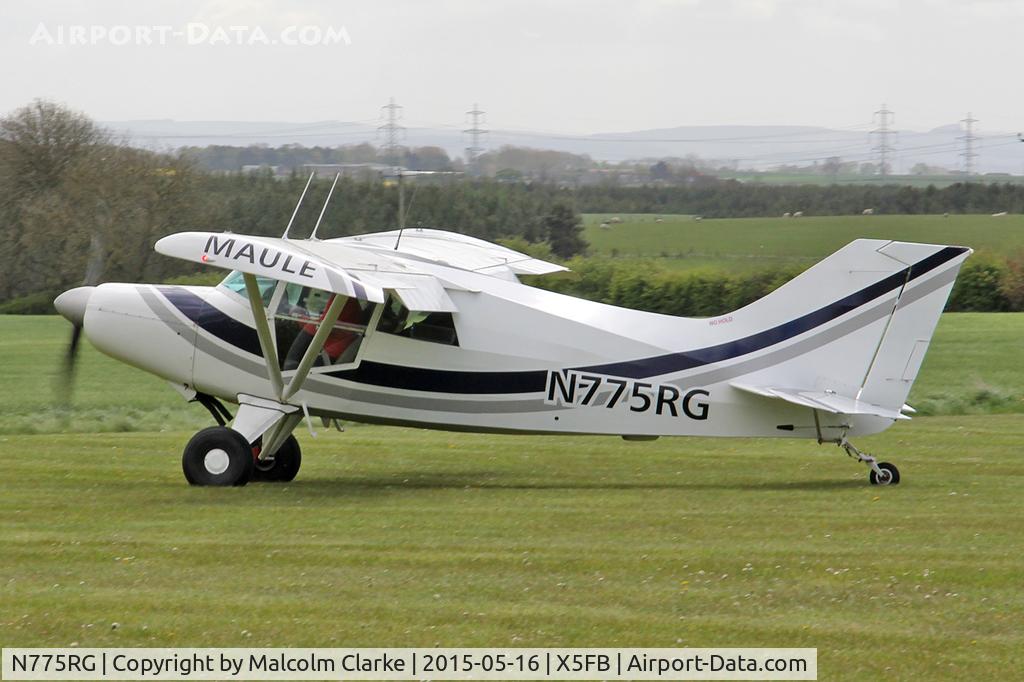 N775RG, Maule M-5-210C Strata Rocket C/N 6048C, Maule M-5-210C Strata Rocket at the opening of Fishburn Airfield's new clubhouse, May 16th 2015.