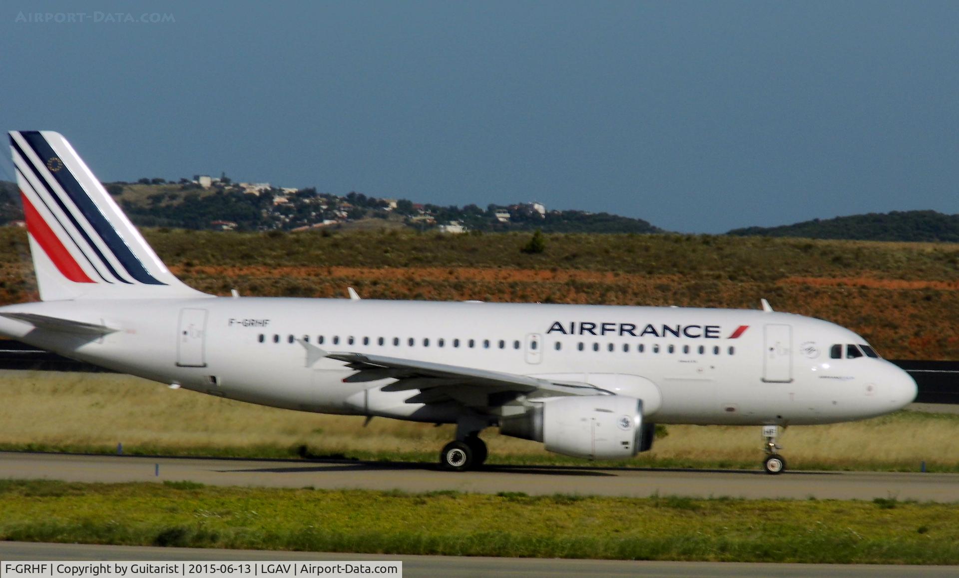F-GRHF, 1999 Airbus A319-111 C/N 1025, At Athens
