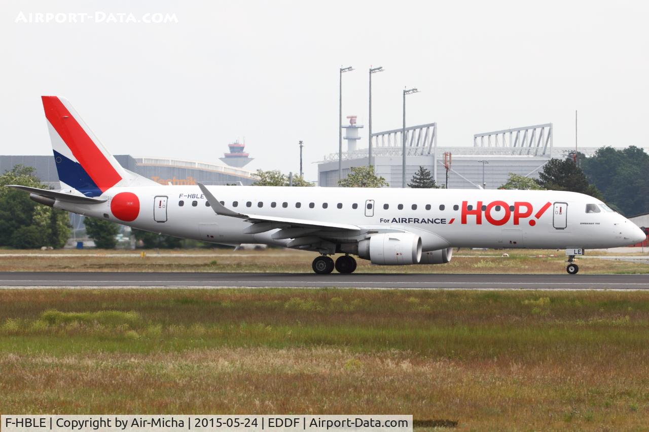 F-HBLE, 2007 Embraer 190LR (ERJ-190-100LR) C/N 19000123, HOP !