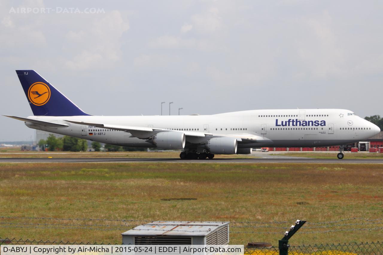 D-ABYJ, 2013 Boeing 747-830 C/N 37834, Lufthansa