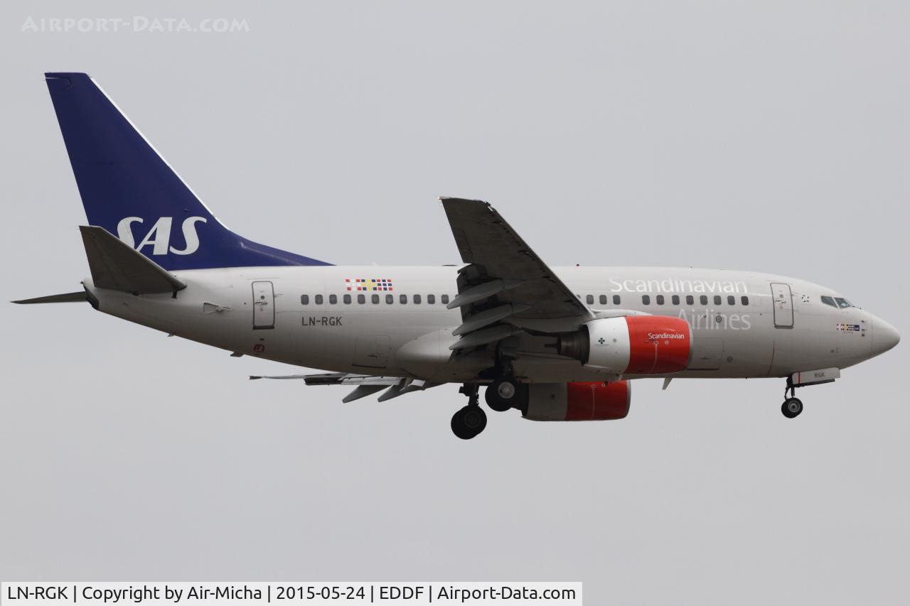 LN-RGK, 1999 Boeing 737-683 C/N 28313, SAS Scandinavian Airlines