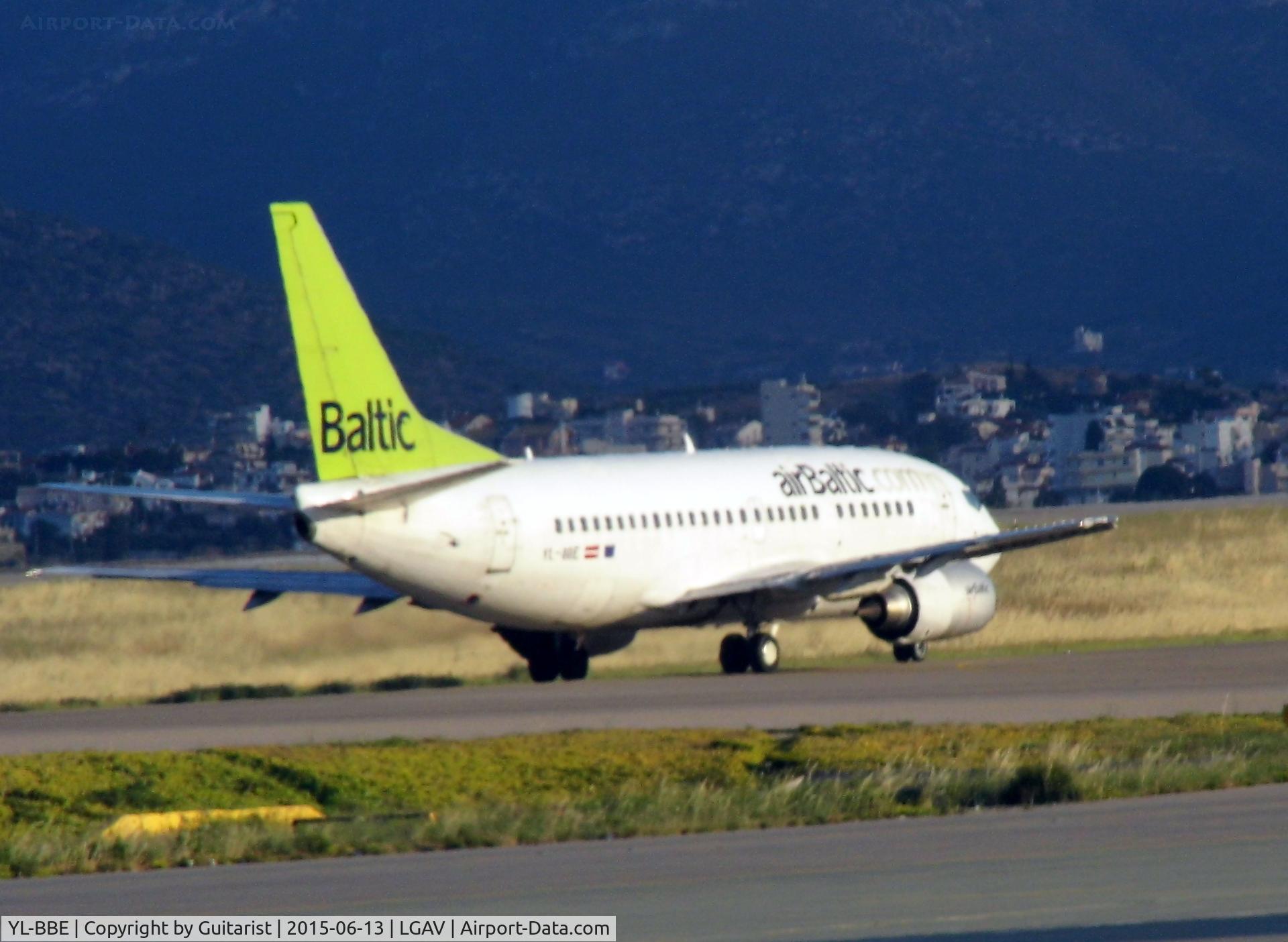 YL-BBE, 1998 Boeing 737-53S C/N 29073, At Athens