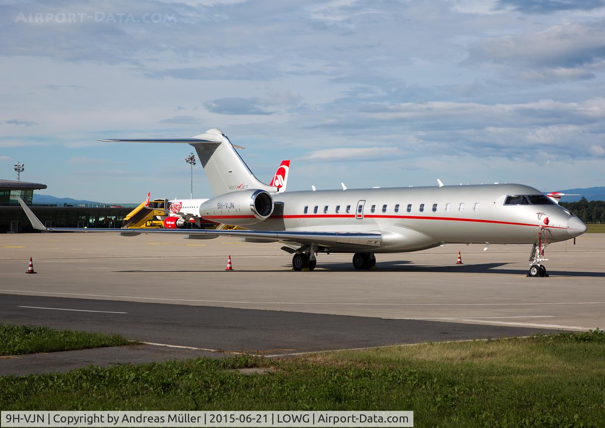 9H-VJN, 2015 Bombardier BD-700-1A10 Global 6000 C/N 9662, Formular One visitor.