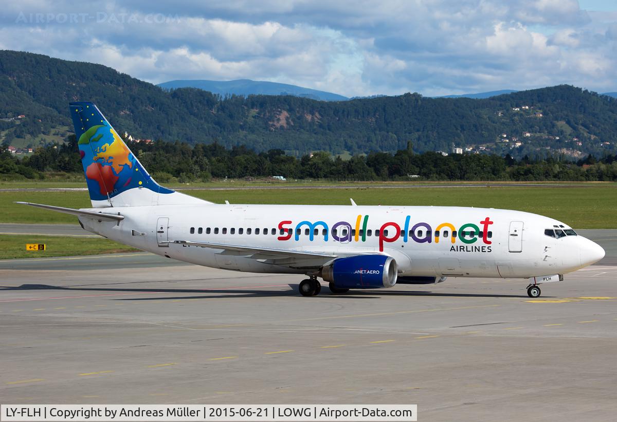 LY-FLH, 1992 Boeing 737-382 C/N 25161, Formular One visitor.