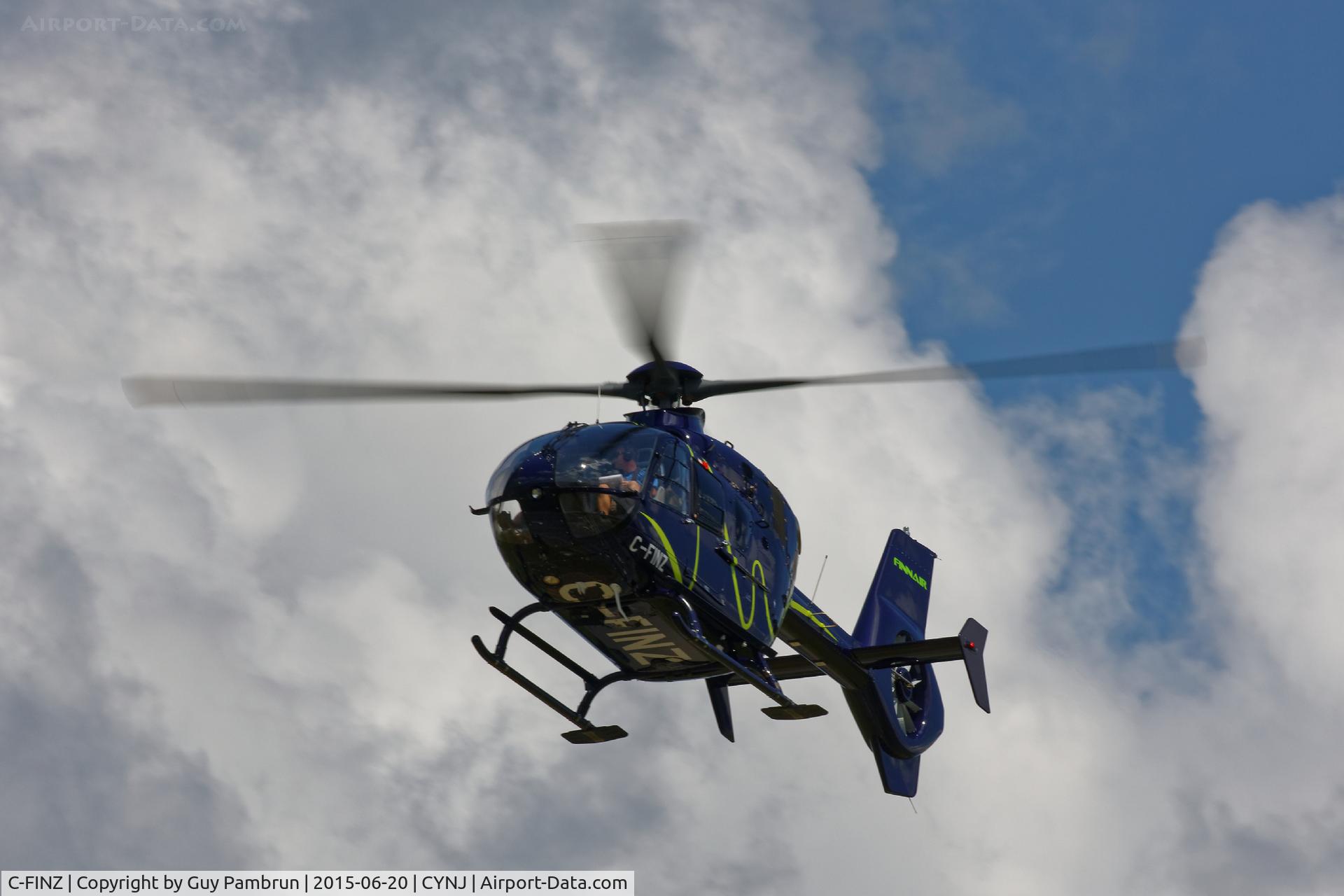 C-FINZ, 2005 Eurocopter EC-120B Colibri C/N 1419, Landing