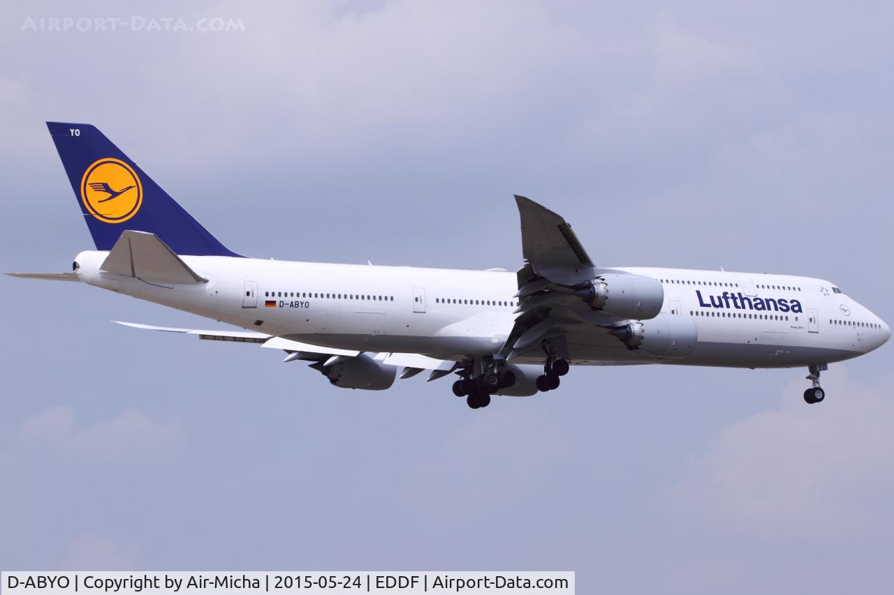 D-ABYO, 2014 Boeing 747-830 C/N 37841, Lufthansa