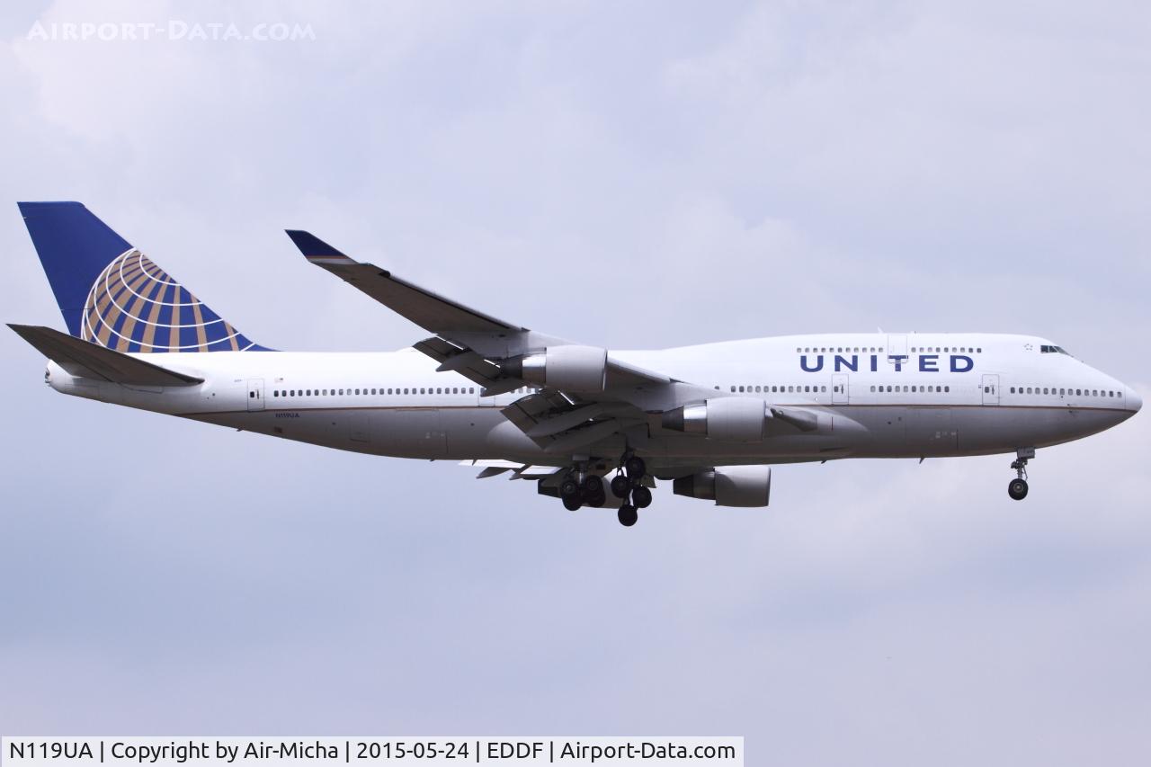 N119UA, 1999 Boeing 747-422 C/N 28812, United Airlines