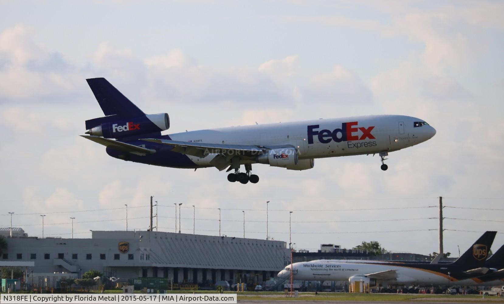 N318FE, 1979 McDonnell Douglas MD-10-30F C/N 46837, Fed Ex MD-10-30F