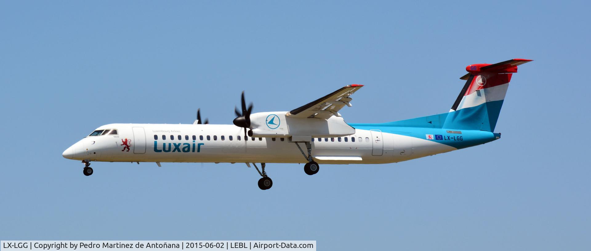 LX-LGG, 2012 Bombardier DHC-8-402Q Dash 8 Dash 8 C/N 4418, El Prat Barcelona - España