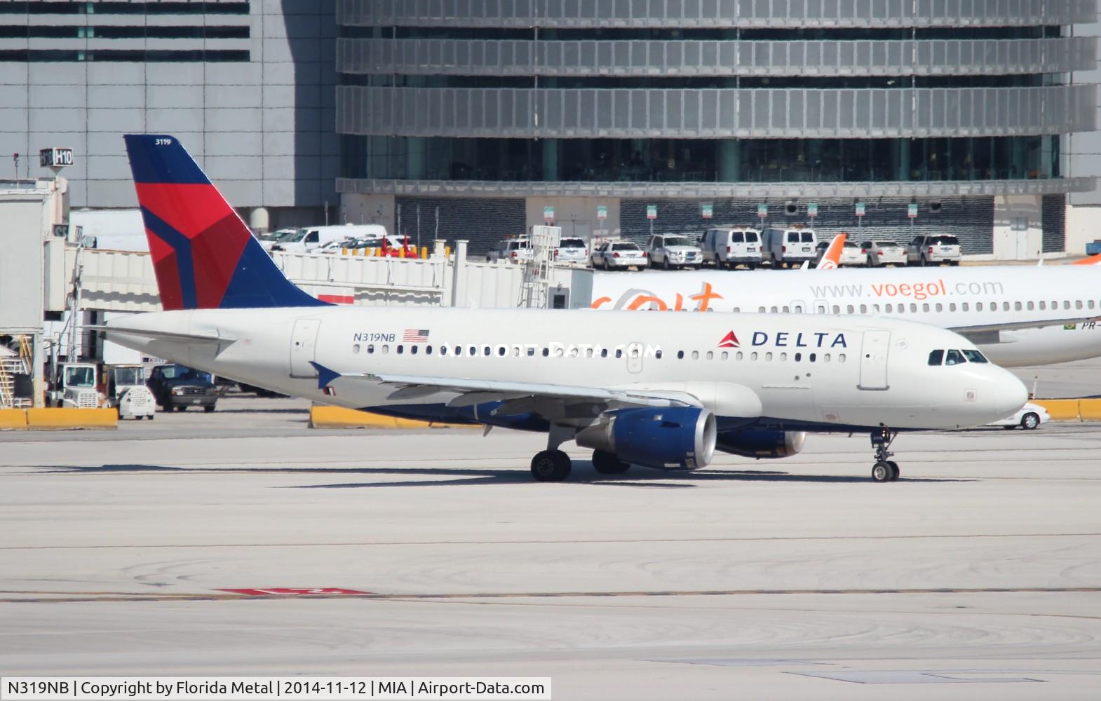N319NB, 2000 Airbus A319-114 C/N 1346, Delta