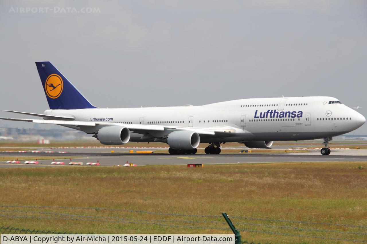 D-ABYA, 2012 Boeing 747-830 C/N 37827, Lufthansa