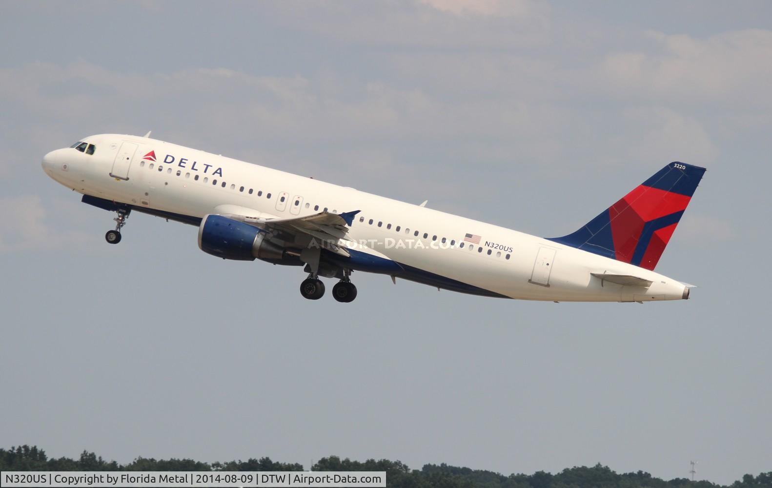 N320US, 1991 Airbus A320-211 C/N 213, Delta A320