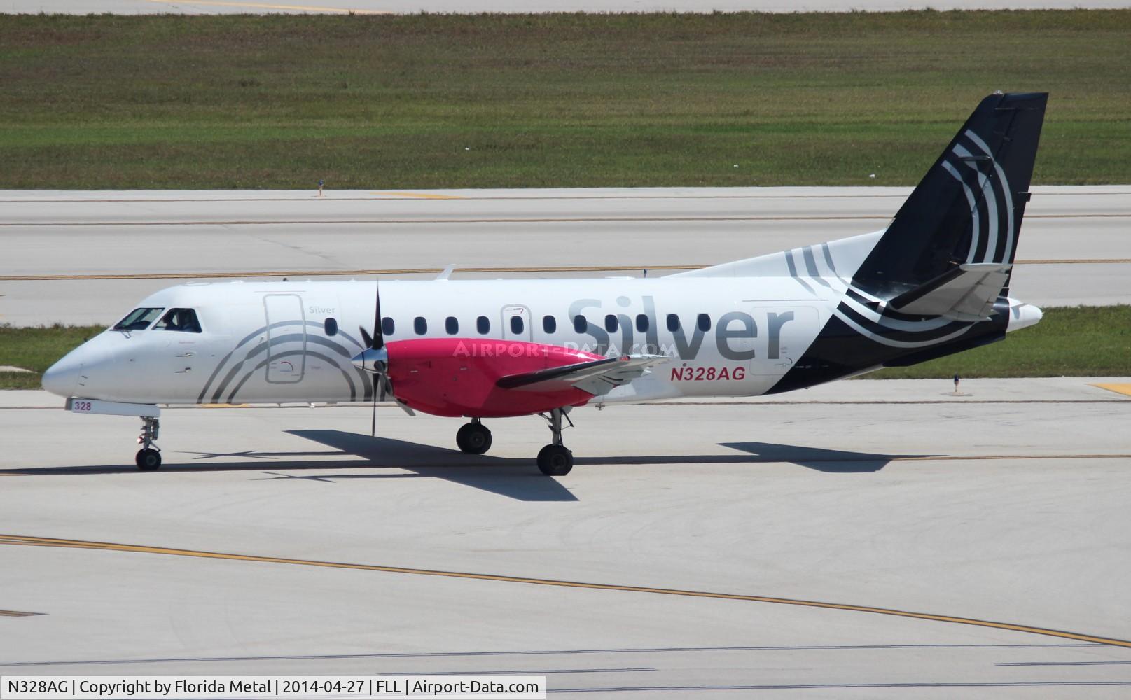N328AG, 1997 Saab 340B+ C/N 340B-428, Silver Airways