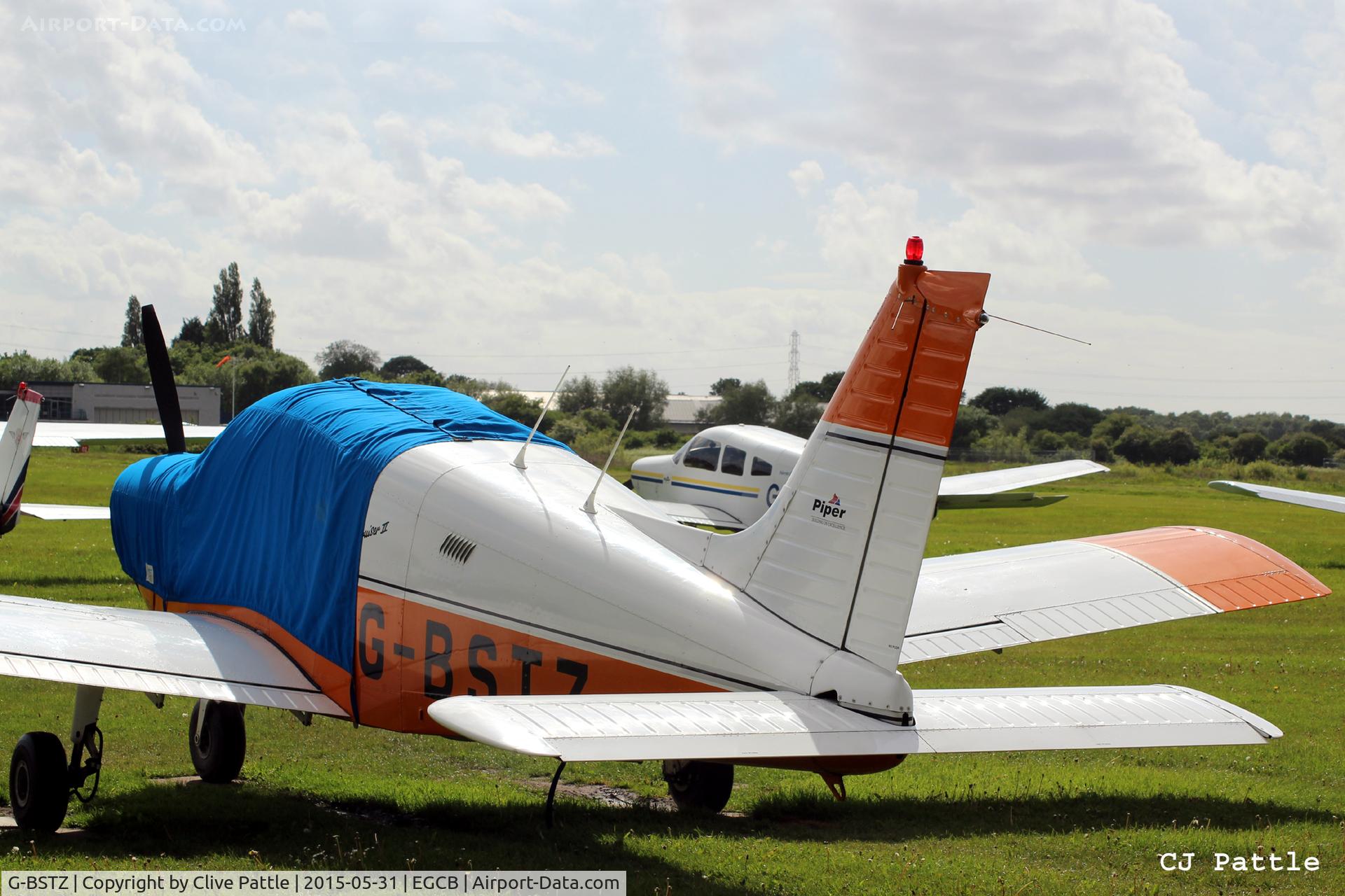 G-BSTZ, 1977 Piper PA-28-140 Cherokee Cruiser C/N 28-7725153, At Barton Airfield, Manchester - EGCB
