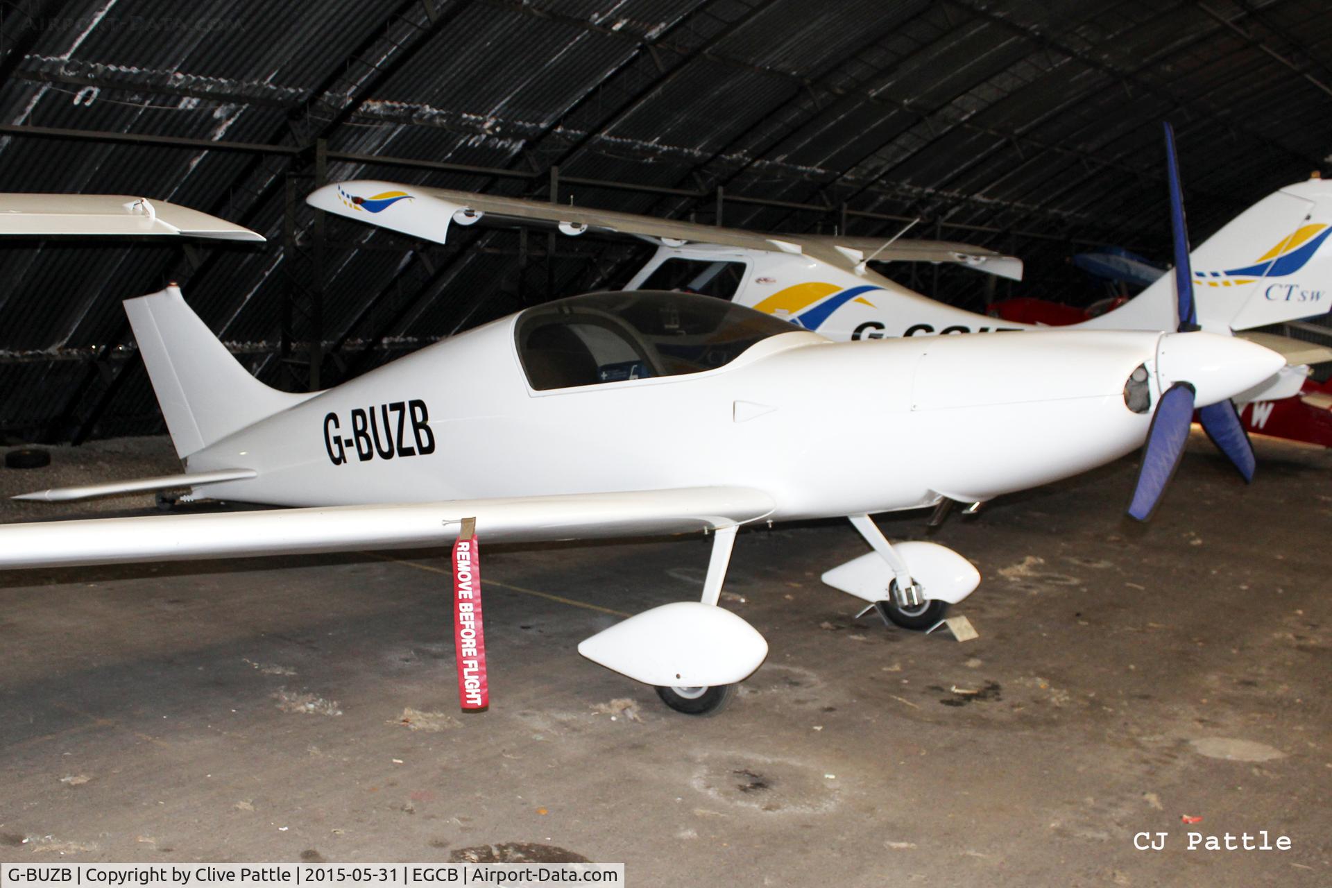 G-BUZB, 1993 Aero Designs Pulsar XP C/N PFA 202-12312, Hangared at Barton Airfield, Manchester - EGCB