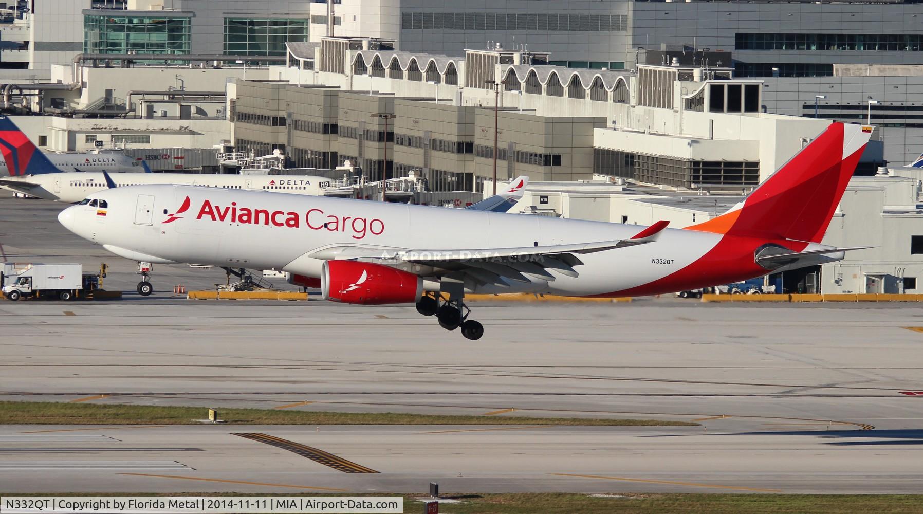 N332QT, 2013 Airbus A330-243F C/N 1428, Avianca Cargo