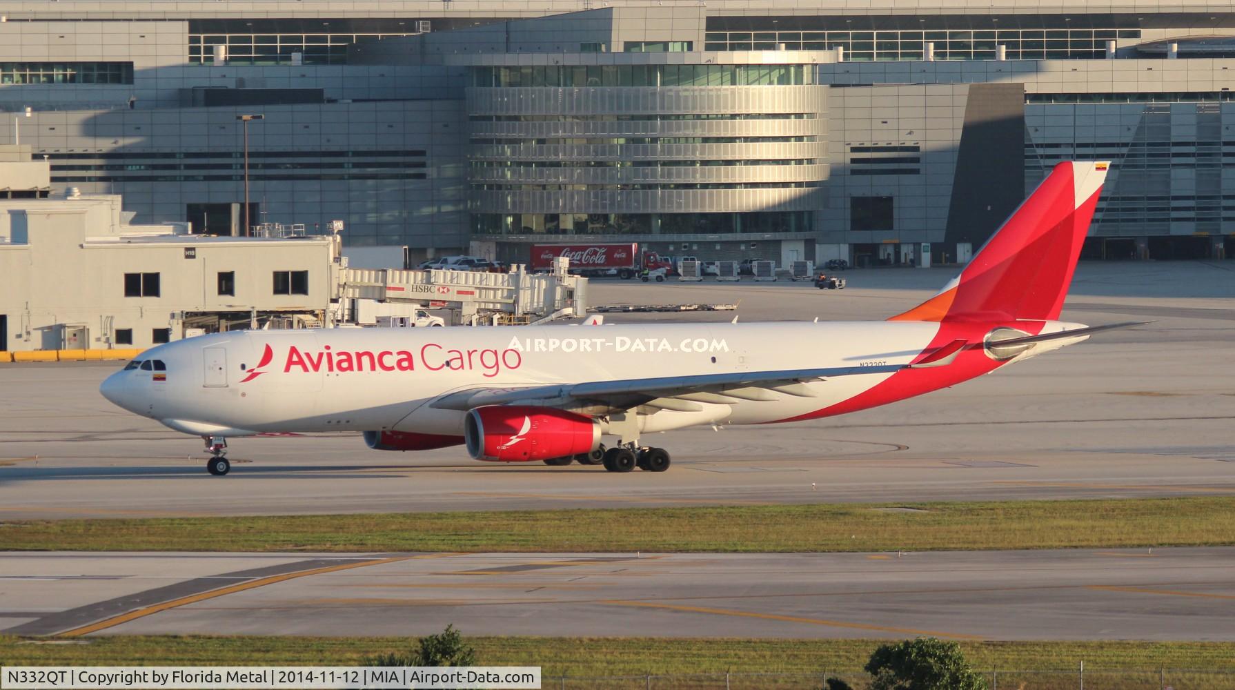 N332QT, 2013 Airbus A330-243F C/N 1428, Avianca Cargo