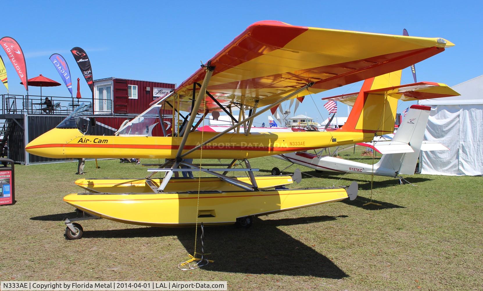 N333AE, 2007 Lockwood Aircam C/N AC162, Air Cam