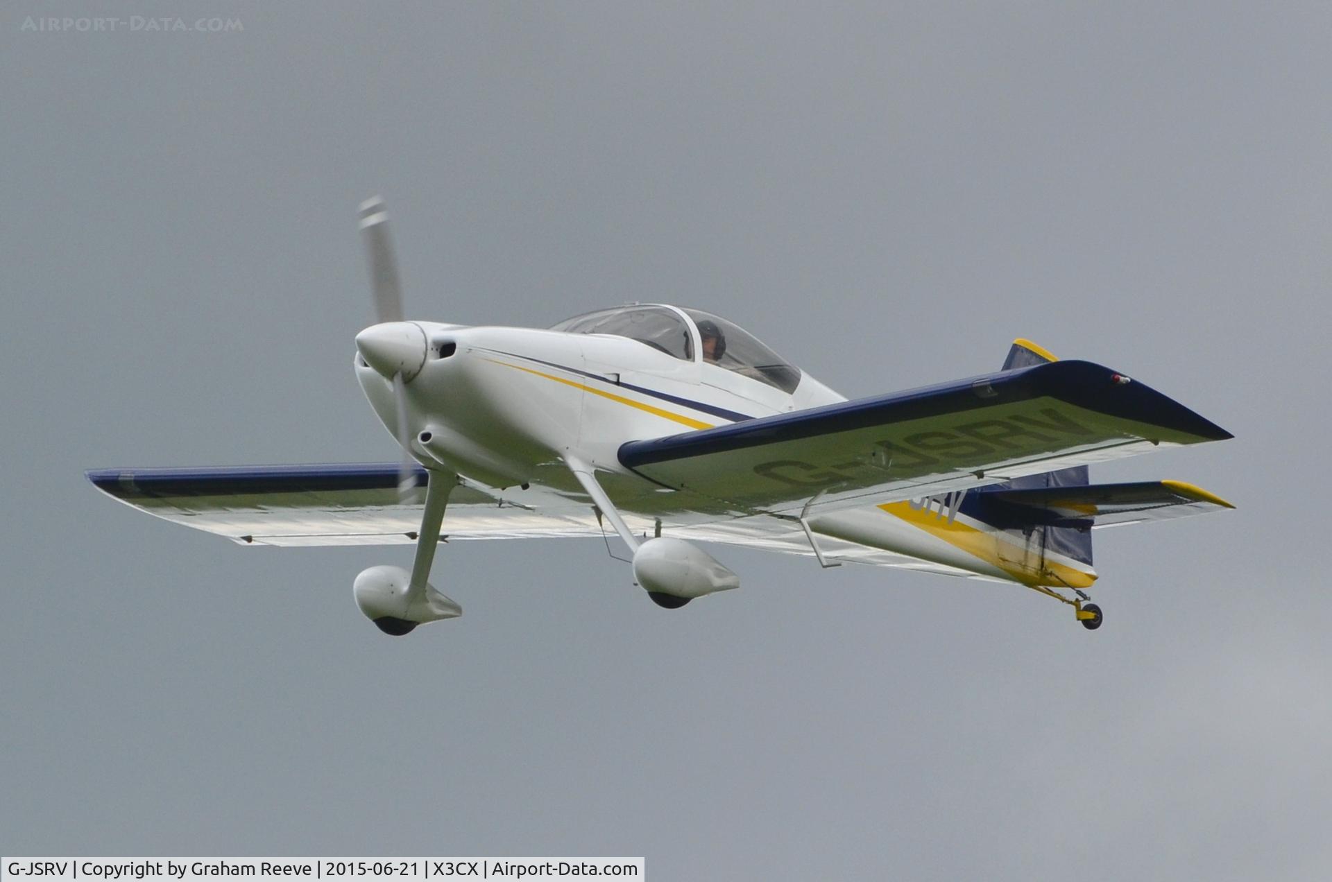 G-JSRV, 2006 Vans RV-6 C/N PFA 181A-14407, Overhead at Northrepps.