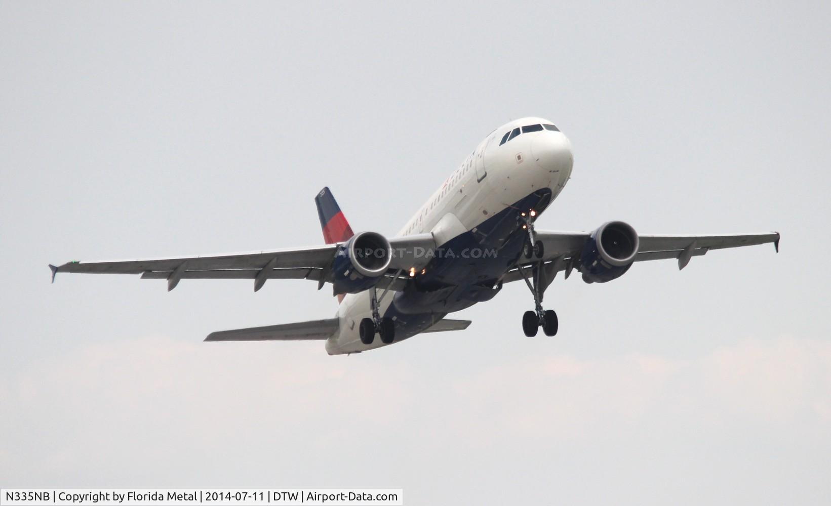 N335NB, 2002 Airbus A319-114 C/N 1662, Delta A319