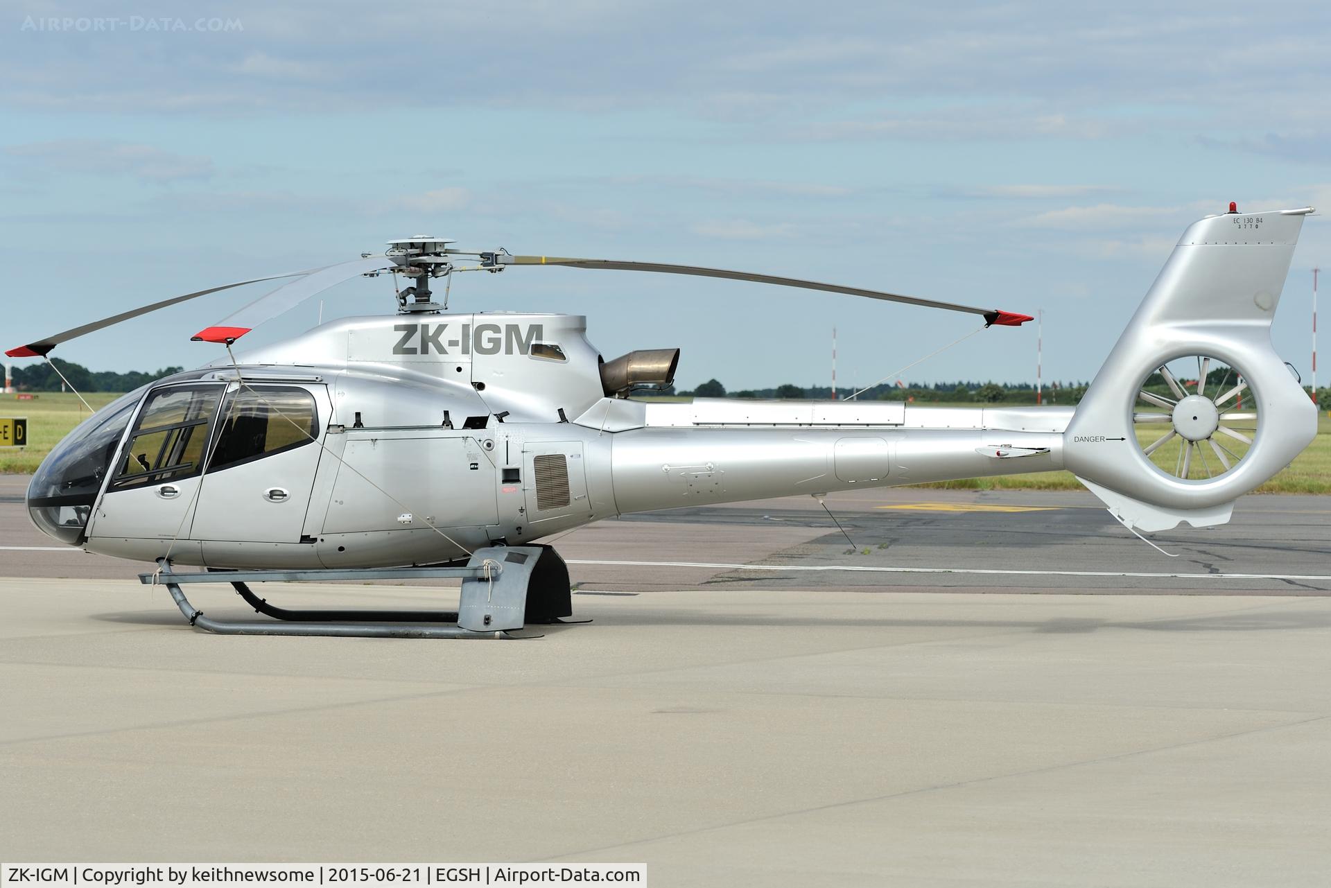 ZK-IGM, Eurocopter EC-130B-4 (AS-350B-4) C/N 3770, Surprise Visitor.