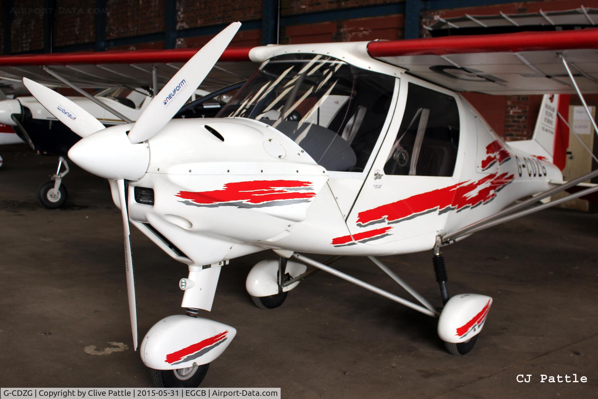 G-CDZG, 2006 Comco Ikarus C42 FB80 C/N 0604-6808, Hangared at Barton airfield, Manchester - EGCB