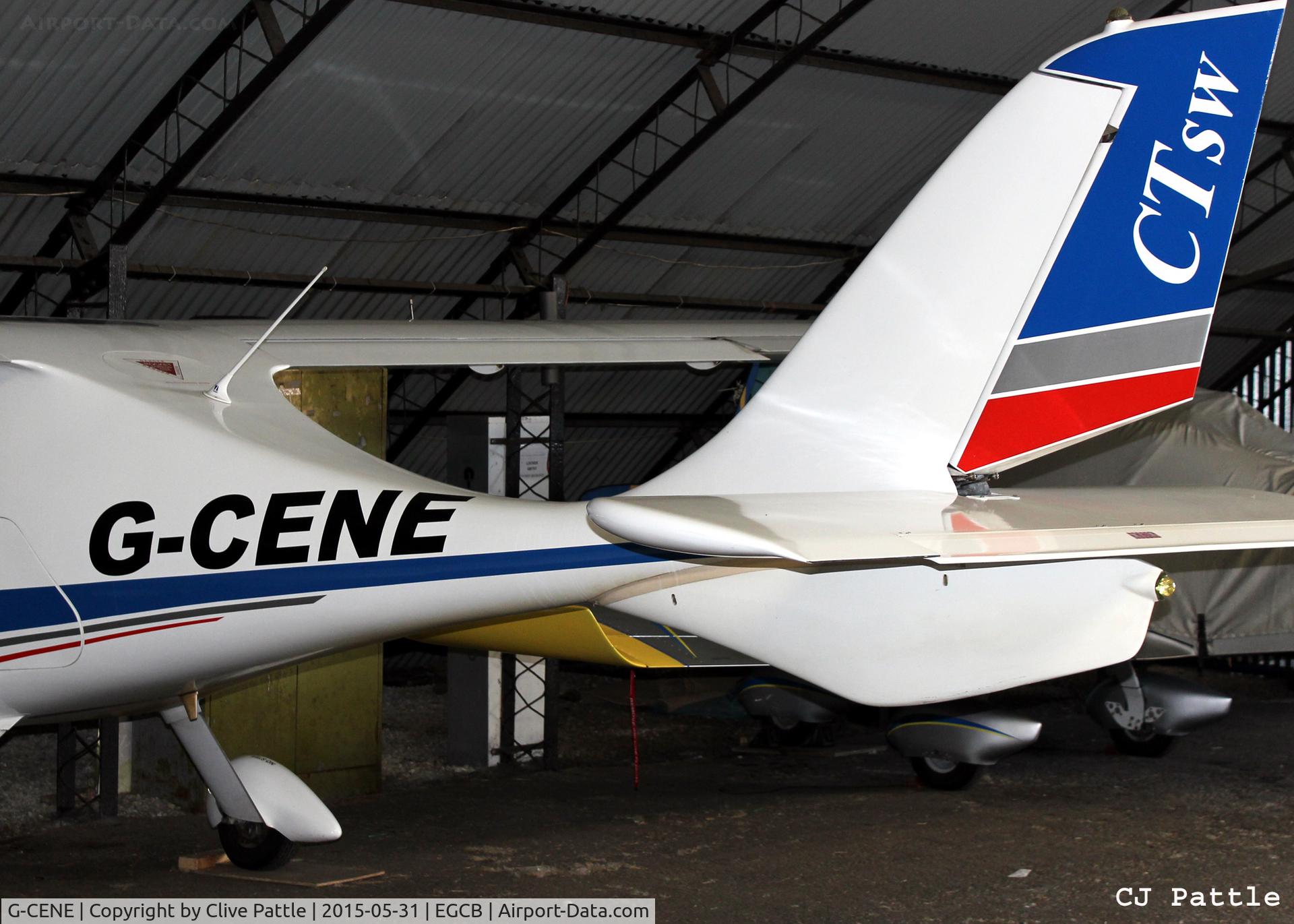 G-CENE, 2007 Flight Design CTSW C/N 8273, Hangared at Barton airfield, Manchester - EGCB