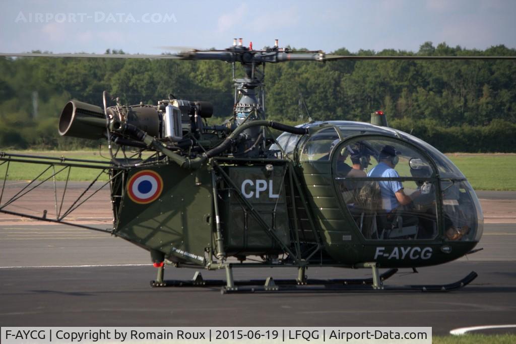 F-AYCG, Aerospatiale SE-313B Alouette II C/N 1506, Parked