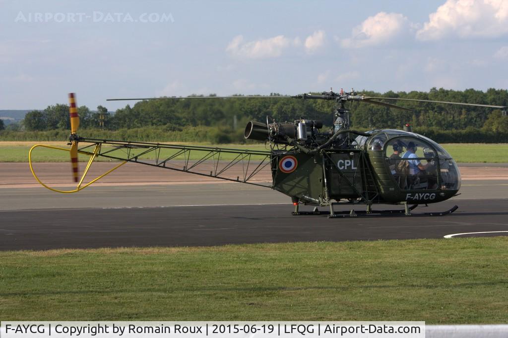 F-AYCG, Aerospatiale SE-313B Alouette II C/N 1506, Parked