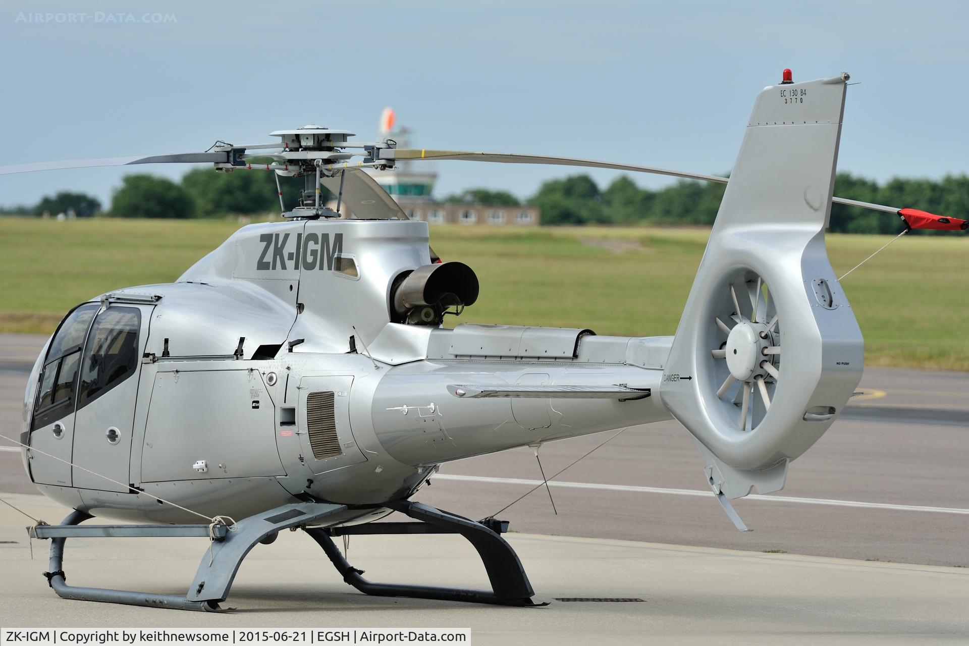 ZK-IGM, Eurocopter EC-130B-4 (AS-350B-4) C/N 3770, Surprise Visitor !
