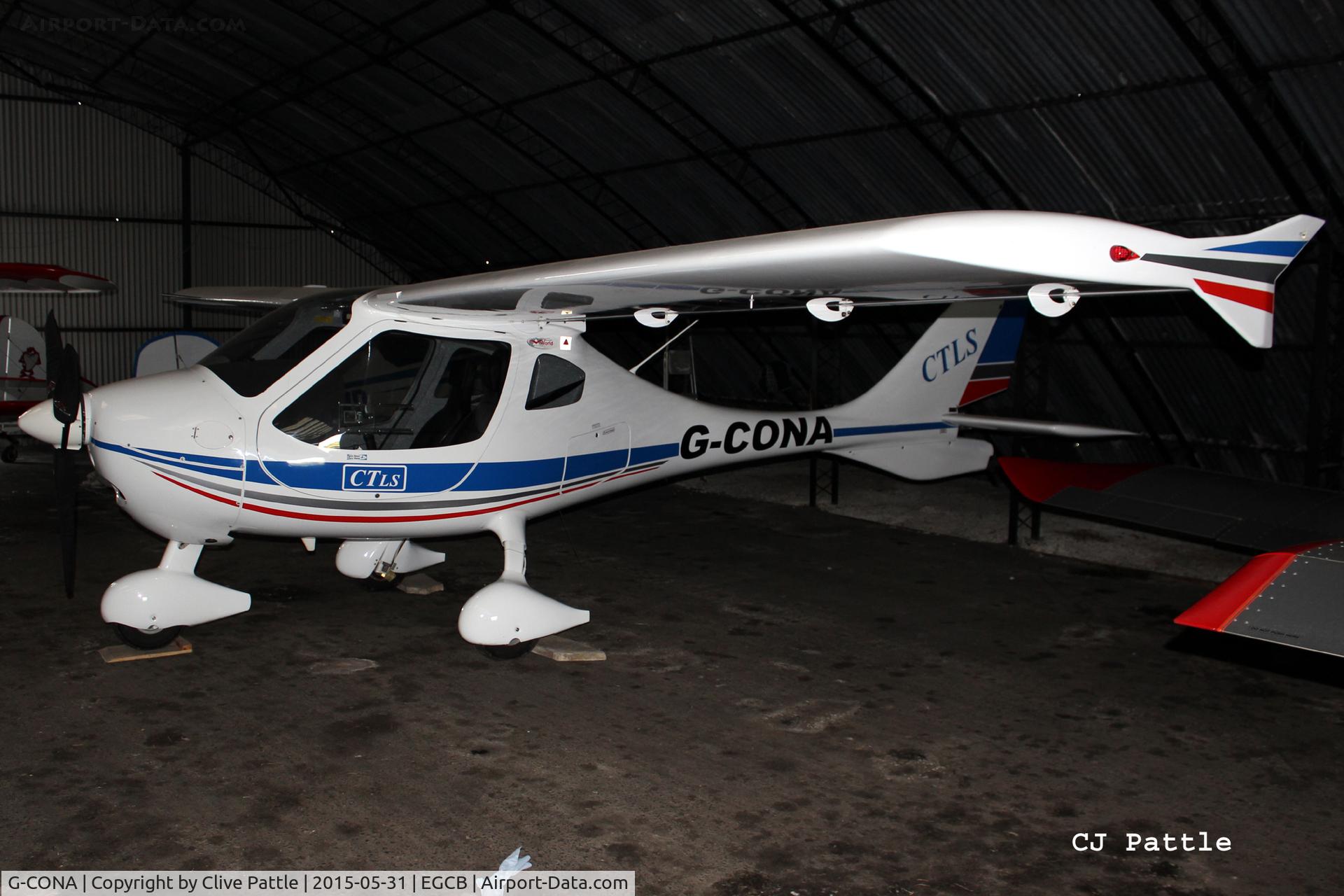 G-CONA, 2009 Flight Design CTLS C/N F-09-02-13, Hangared at Barton Airfield, Manchester - EGCB