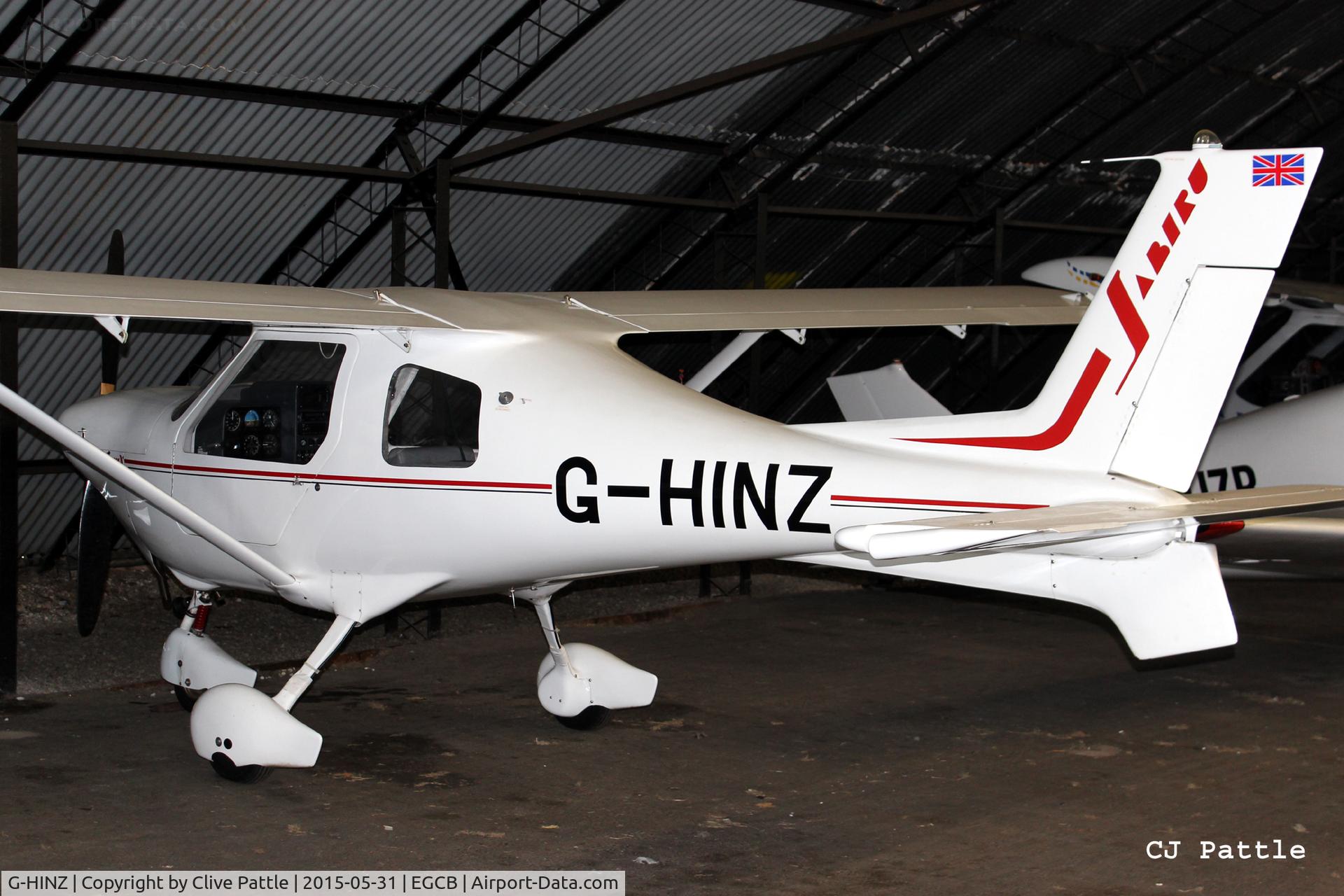 G-HINZ, 2000 Jabiru SK C/N PFA 274-13441, Hangared at Barton Airfield, Manchester - EGCB