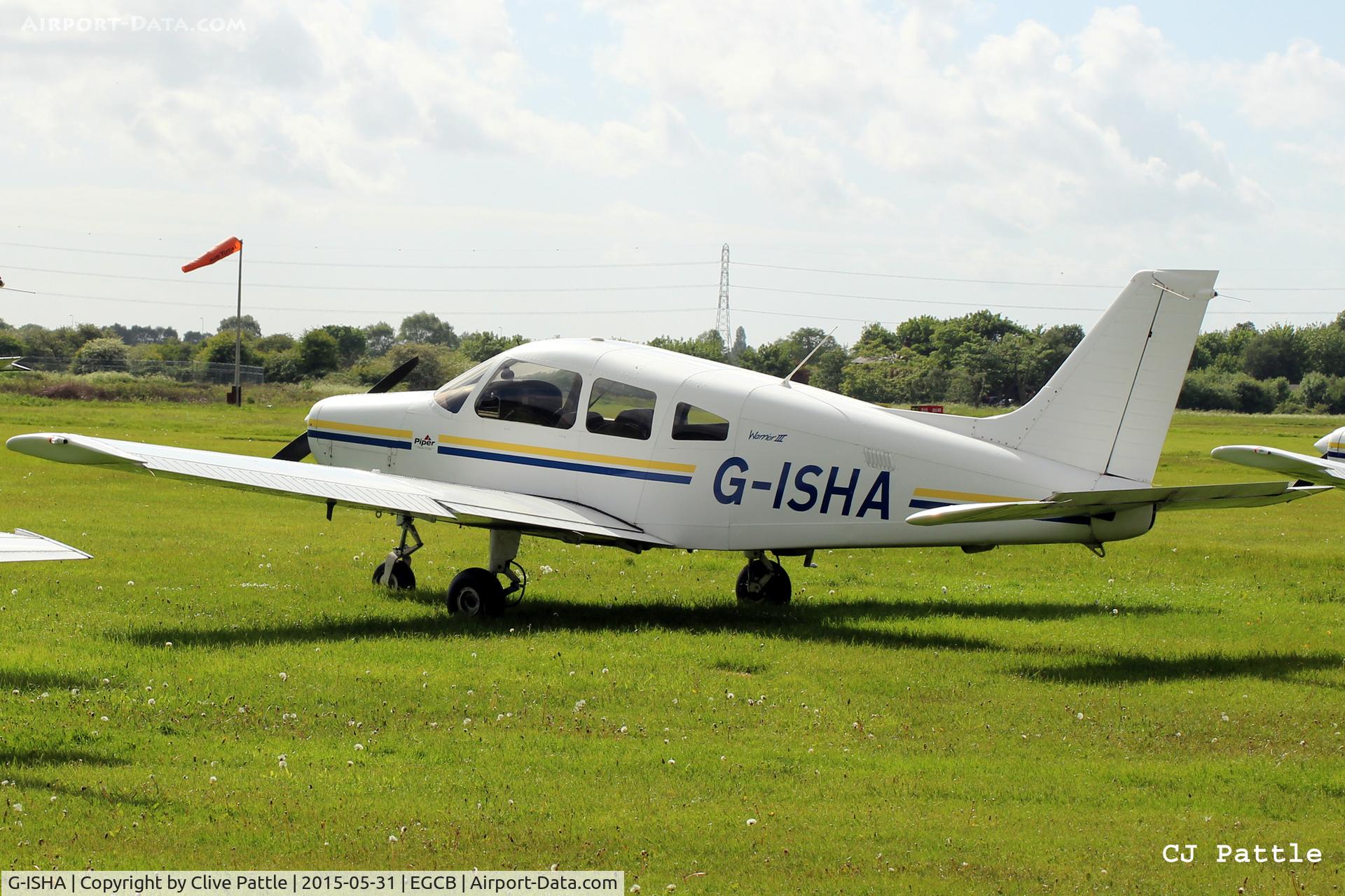 G-ISHA, 2004 Piper PA-28-161 Cherokee Warrior III C/N 2842211, Parked up at Barton Airfield, Manchester - EGCB