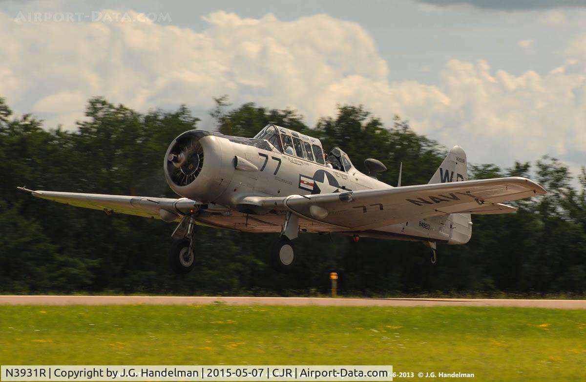 N3931R, North American AT-6B Texan C/N 84-923, At Arsenal of Democracy.