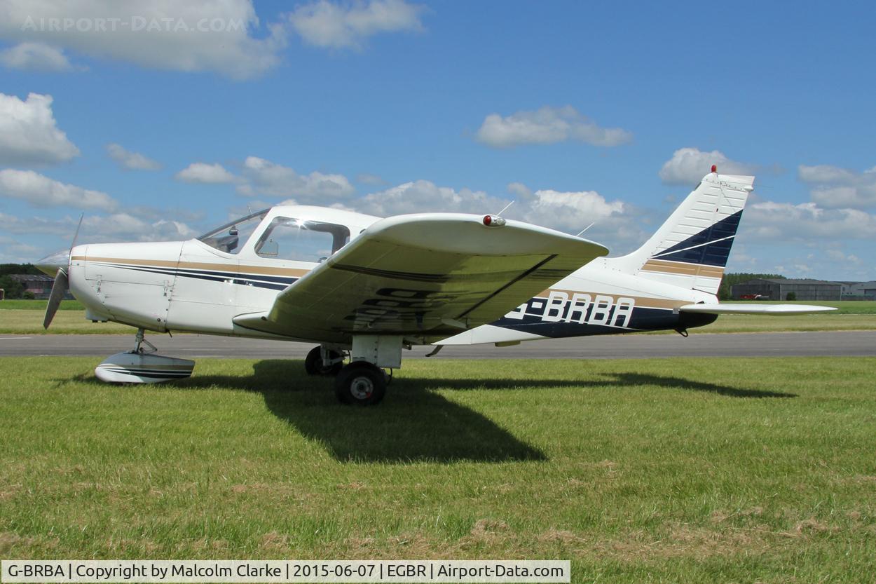 G-BRBA, 1979 Piper PA-28-161 Cherokee Warrior II C/N 28-7916109, Piper PA-28-161 Cherokee Warrior II at The Real Aeroplane Club's Radial Engine Aircraft Fly-In, Breighton Airfield, June 7th 2015.
