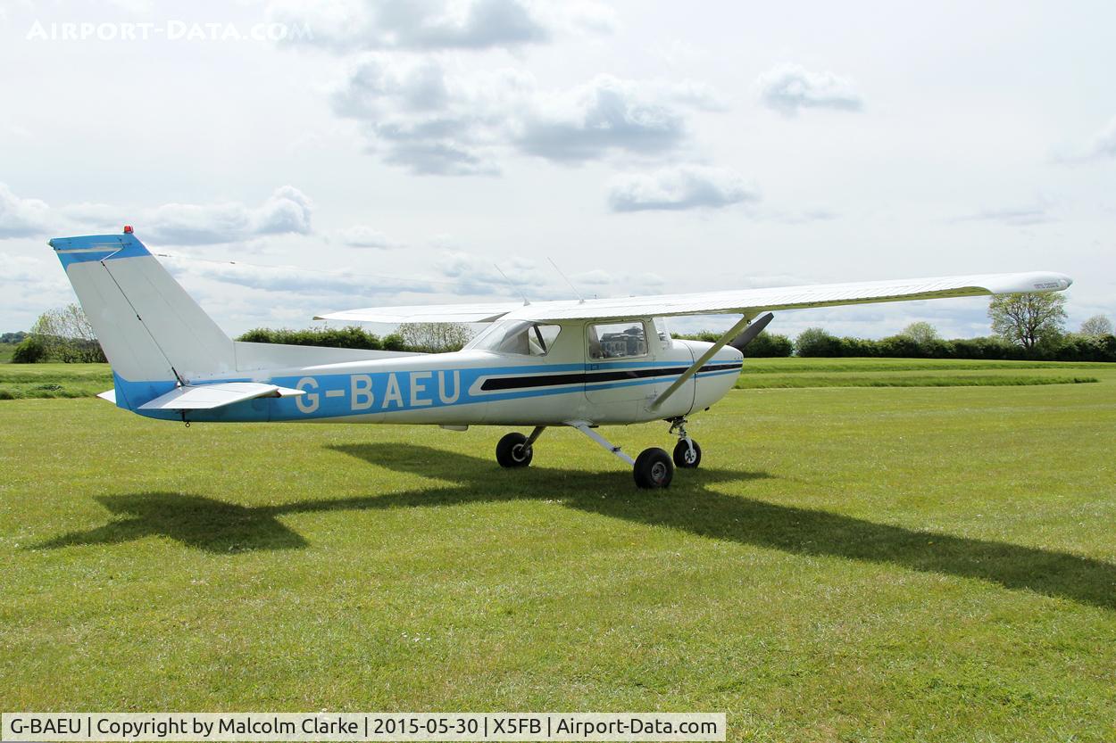 G-BAEU, 1972 Reims F150L C/N 0873, Reims F150L at Fishburn Airfield, may 30th 2015.