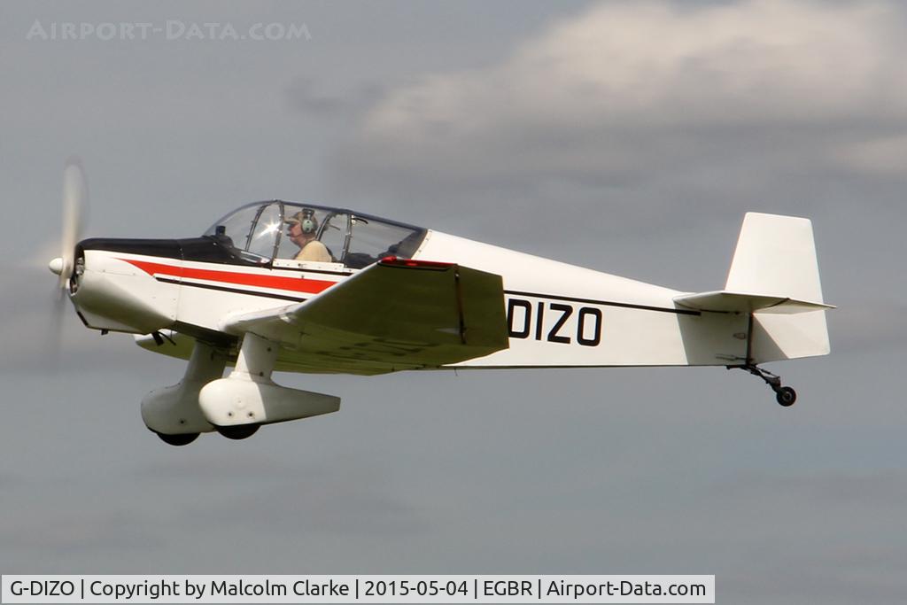 G-DIZO, 1965 Jodel D-120 Paris-Nice C/N 326, Jodel D-120 Paris-Nice at The Real Aeroplane Club's Auster Fly-In, Breighton Airfield, May 4th 2015.